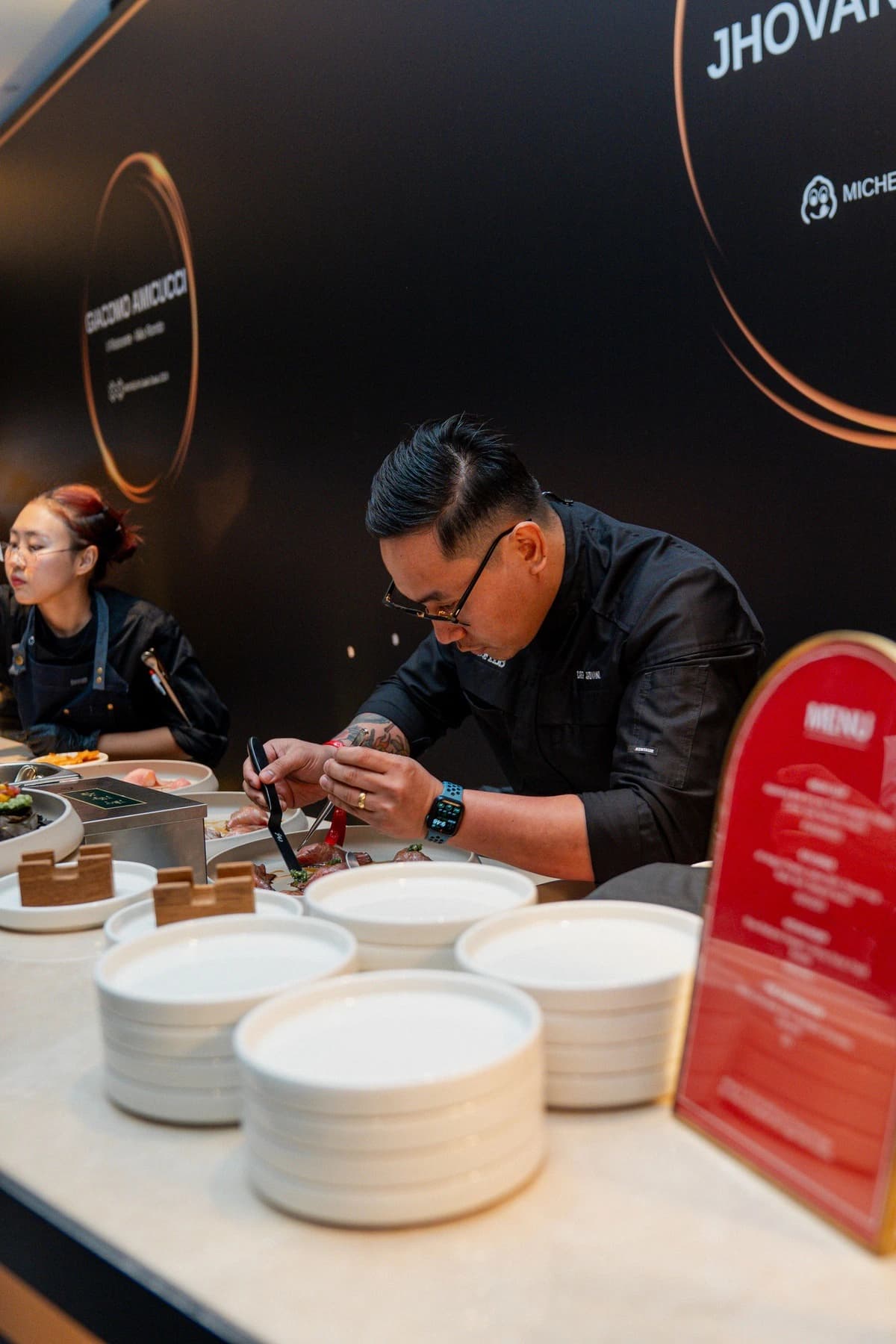 Service moment at a 3Fils catered event